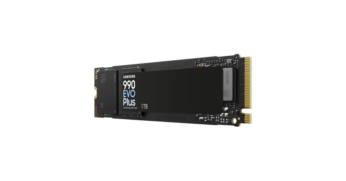 Samsung SSD intern SSD Samsung 990 EVO+ MZ-V9S1T0BW | 1TB, PCI Express 4.0, M.2 NVMe