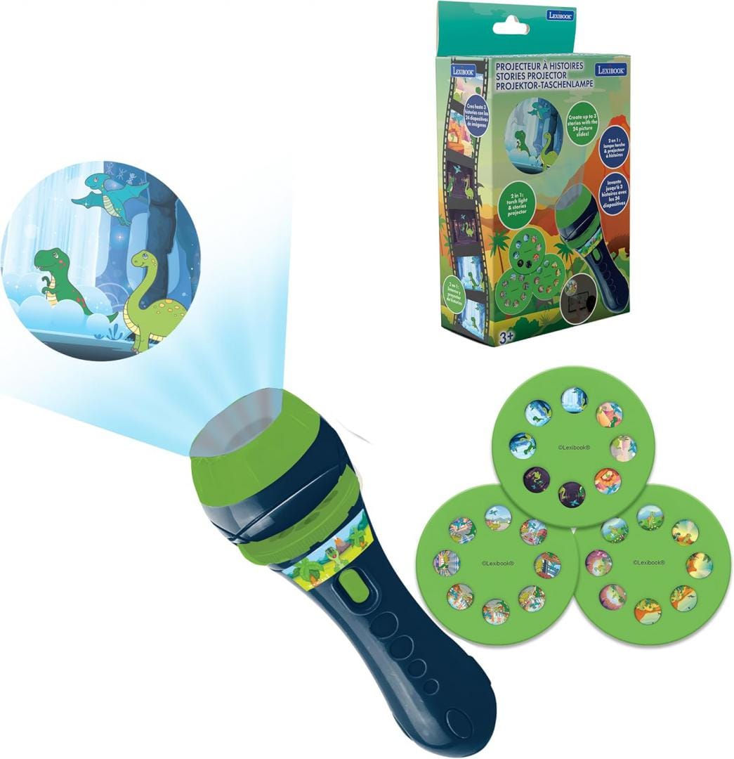 Lexibook Jucării Lanterna Lexibook LTC050DINO | Cu Proiector, Dinozaur, Copii