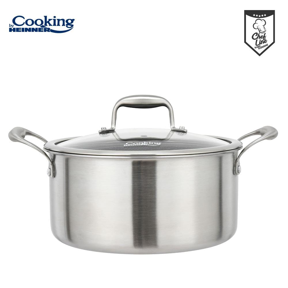 Heinner Oala Oala Heinner HR-MRK-28 | 28cm, 7L, Inox 3 Straturi, Capac Sticla