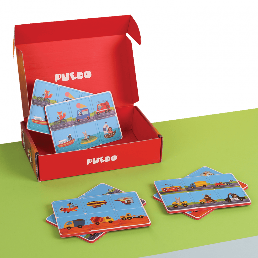 Puedo Toys Jucării Joc de Memorie Puedo Toys PUEDOK19202 | Transport, Educativ, Copii 3+