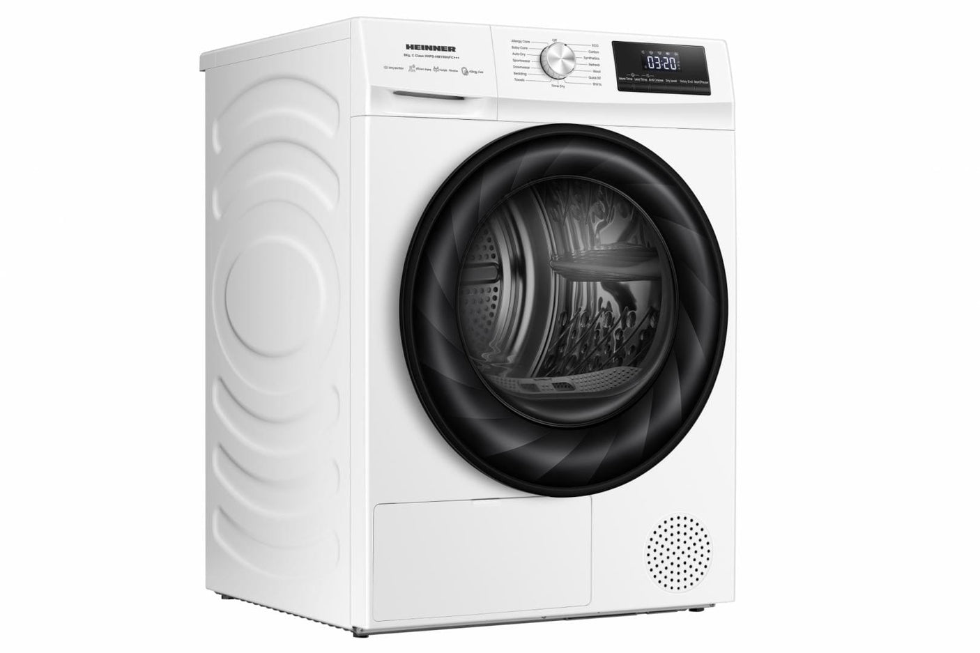 Heinner Uscator de rufe Uscator de rufe Heinner HHPD-HMY80IVFC+++ | Pompa de caldura, 8kg, A+++, Alb, 59.5x58x84.5cm