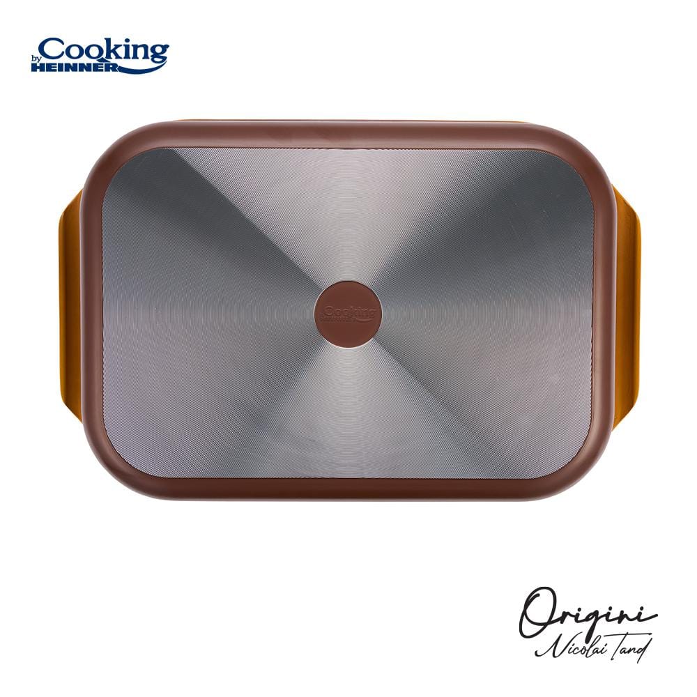 Heinner Tava Tava Cuptor Heinner HR-BJK-TV85 | 39x26cm, 6L, Aluminiu Turnat, Cu Capac