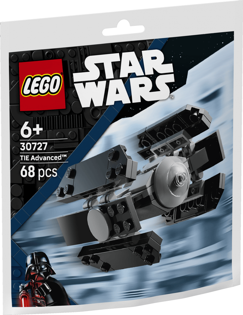 Lego Jucării Set Constructie LEGO 30727 | Tie Advanced, Polybag, Star Wars, Cadou