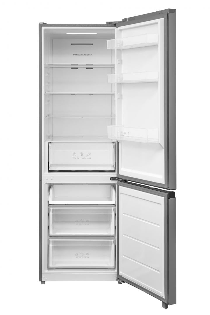 Combina frigorifica Heinner HCNF-M330INVSE++, Total No Frost, compresor Inverter, capacitate totala: 330 L, capacitate f
