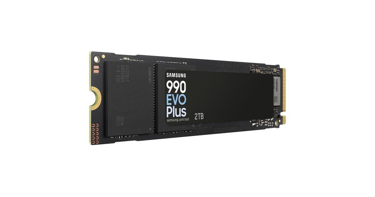 Samsung SSD intern SSD Samsung 990 EVO+ MZ-V9S2T0BW | 2TB, PCI Express 4.0, M.2 NVMe