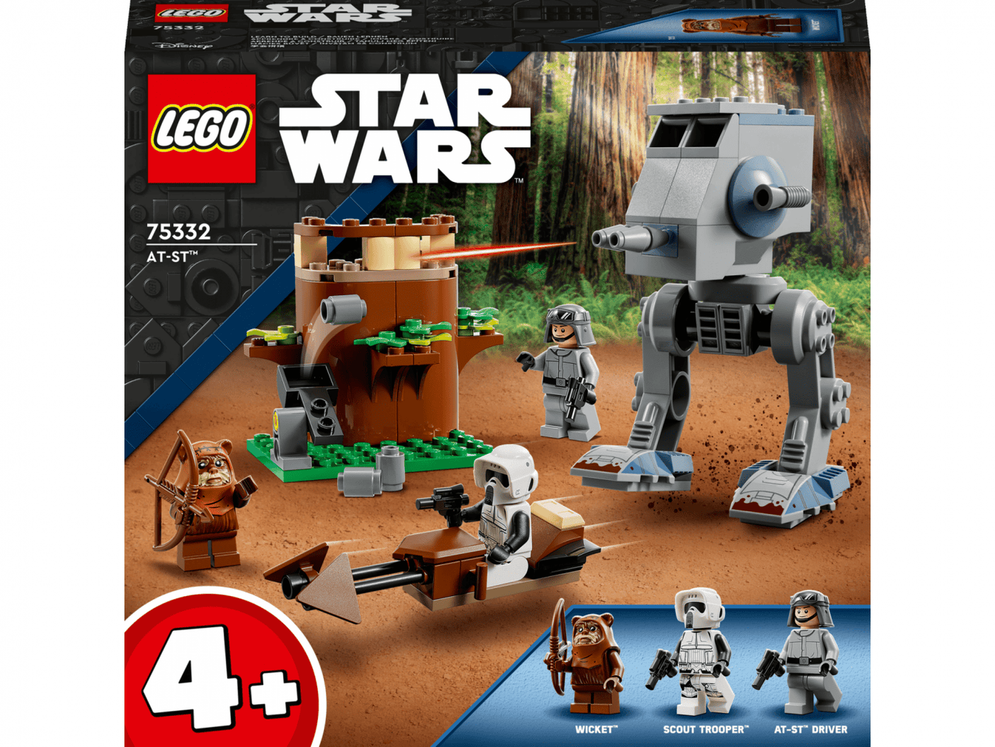 Lego Jucării Set Constructie LEGO Star Wars 75332 | AT-ST, 619 Piese, 9+
