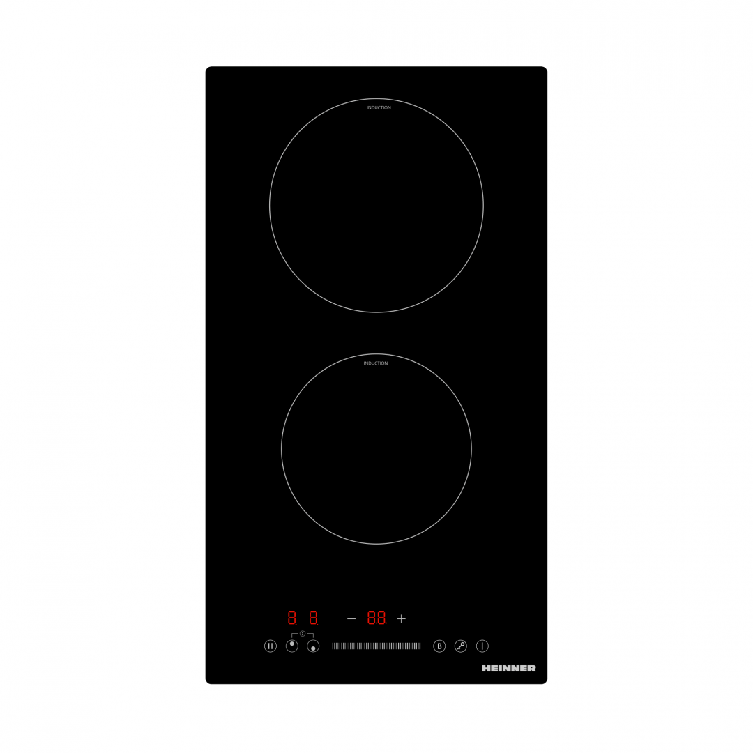 Heinner Plita incorporabila Plita Incorporabila Heinner HBHI-M2ZBSTC | 2 Zone, Gaz, Inox, 28.8x52cm