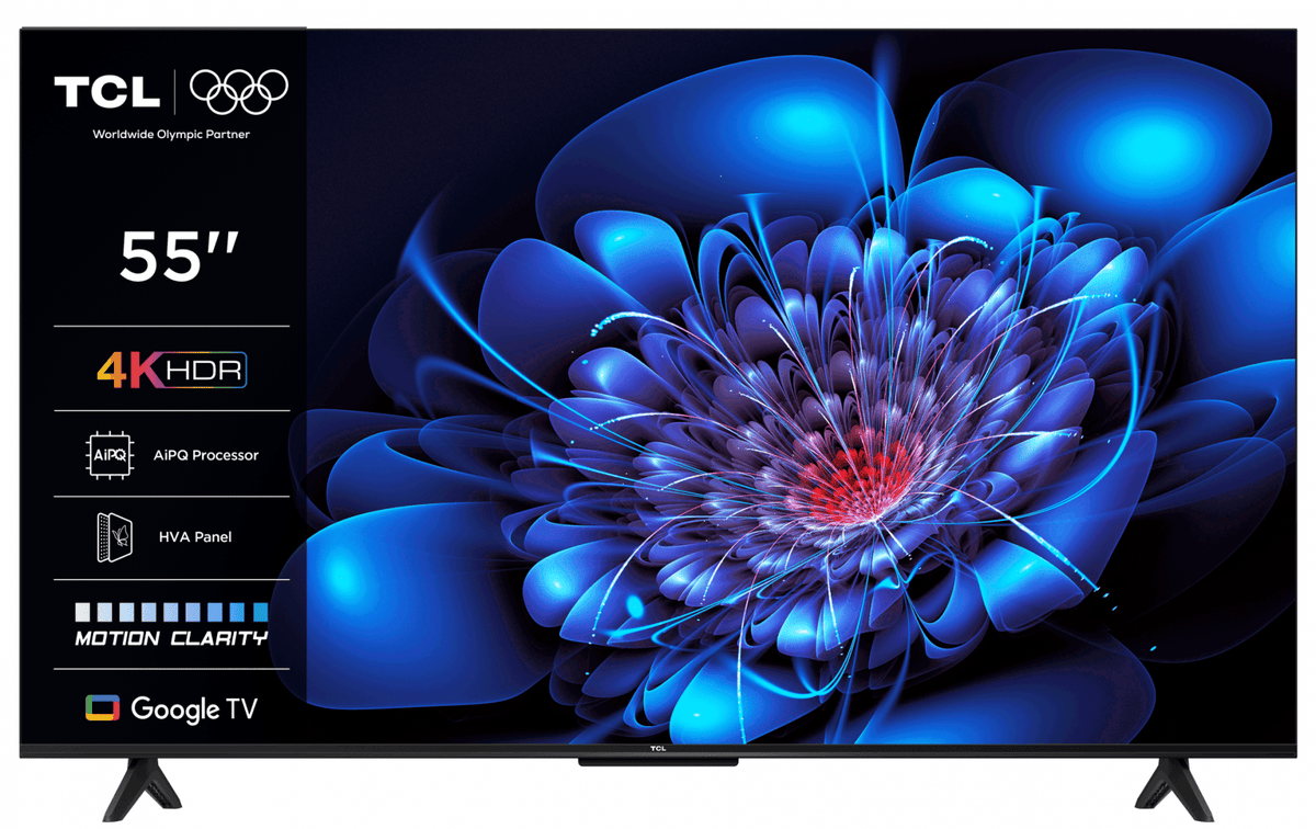 TCL Televizor LED Televizor TCL LED 55P61K | 139 cm, Smart Google TV, 4K Ultra HD