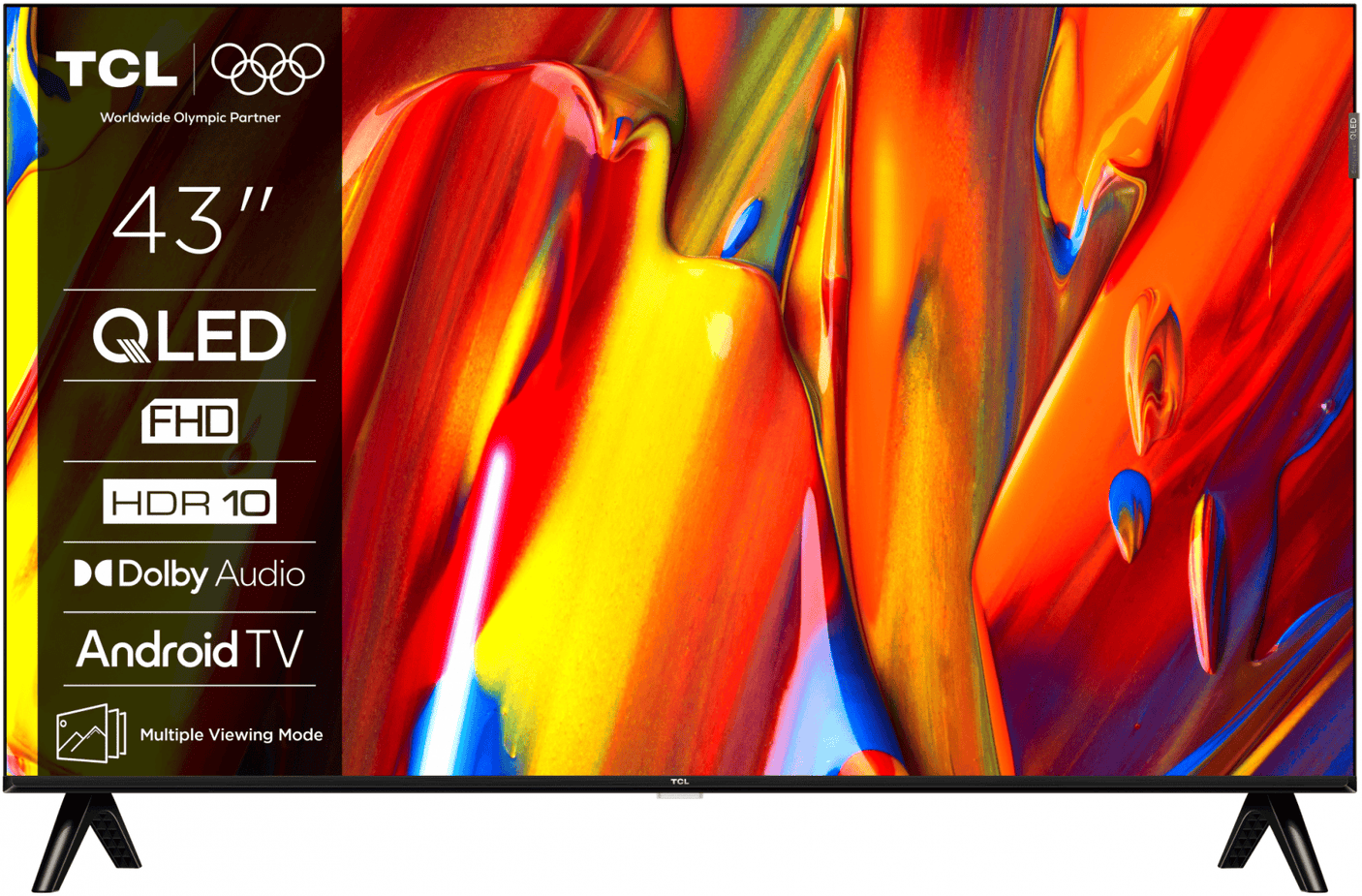 TCL Televizoare Televizor TCL QLED 43V5C | 108 cm, Smart Google TV, Full HD, (Model 2025)