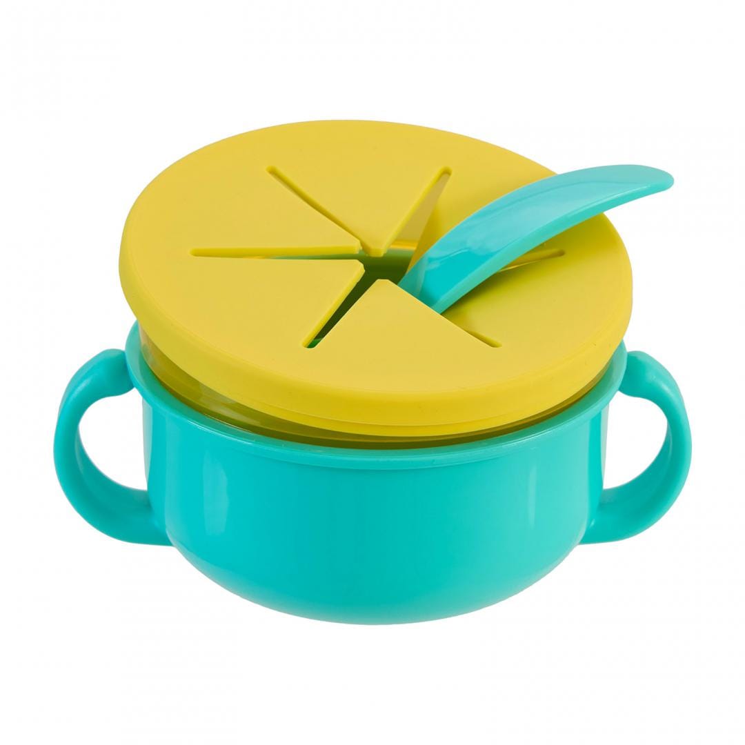 U-Grow Alimentație bebe Bol 2 in 1 U-Grow A-2504BL | Snackuri, Lingurita, Blue