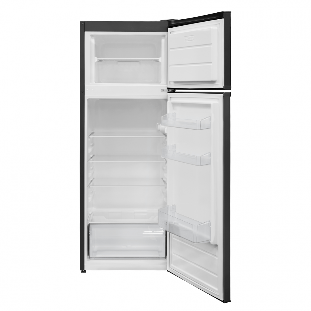 Heinner Frigider Frigider Heinner HF-V212BKE++ | 212L, Clasa E, Doua Usi, Negru, 54x57x145cm