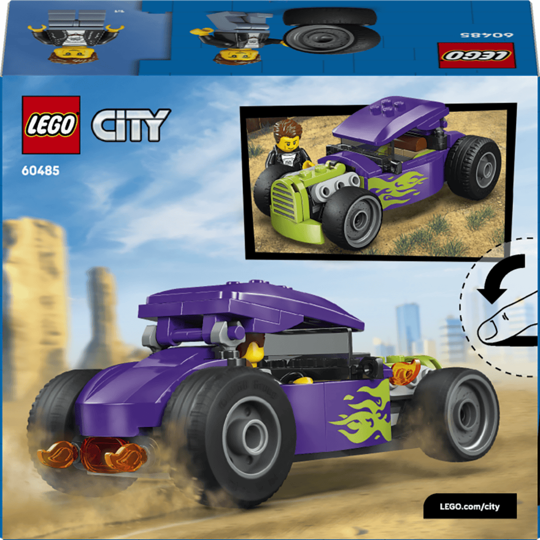 Lego Jucării Set Constructie LEGO City 60485 | Hot Rod, Vehicul, Cadou