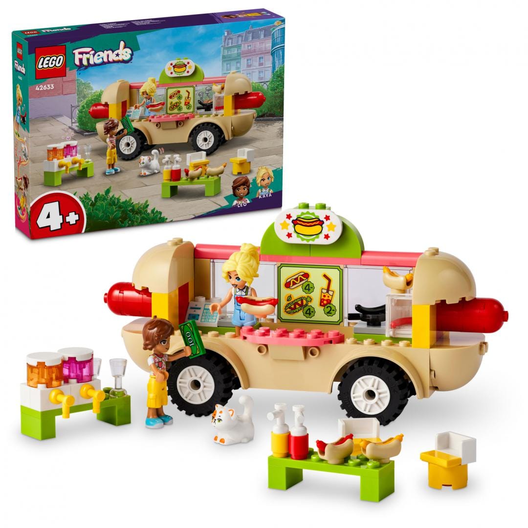 Lego Jucării Set Constructie LEGO 42633 | Toneta cu Hotdogi, Cadou Copii