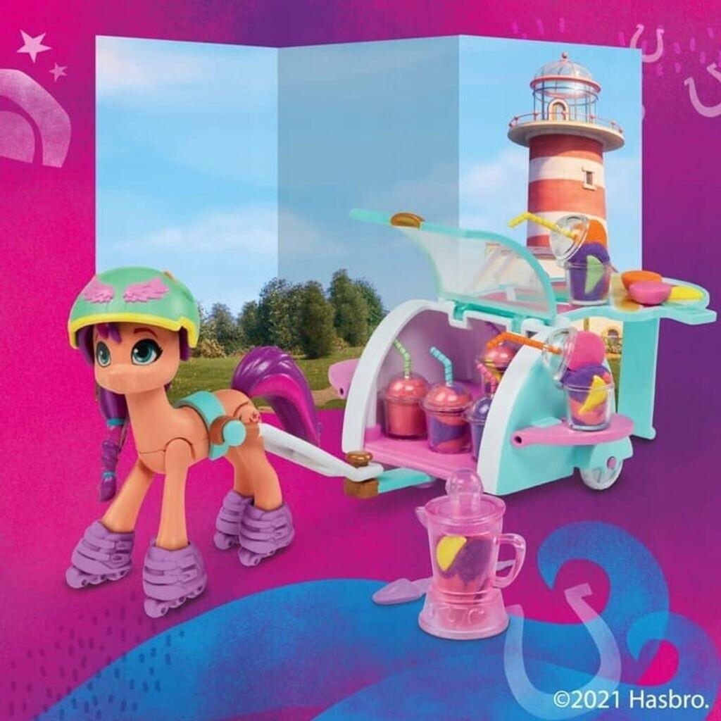 Hasbro Jucării Set Jucarii Hasbro My Little Pony HLF2934 | Sunny Starscout, Smoothie Bar, Interactiv
