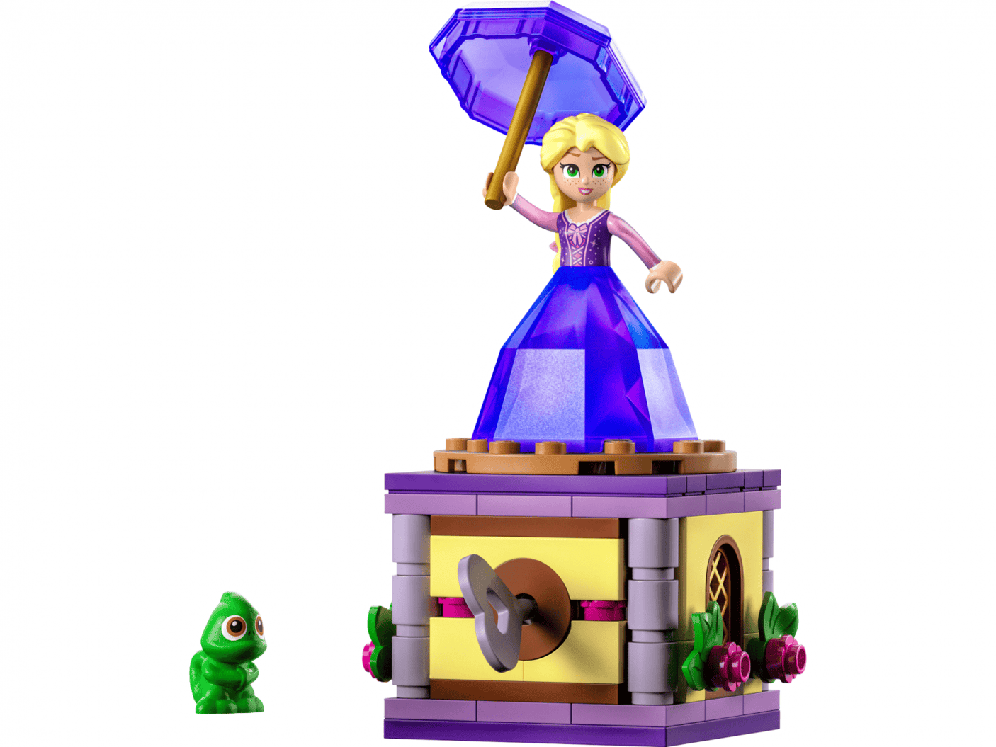 Lego Jucării Set Constructie LEGO Disney 43214 | Rapunzel Facand Piruete, Printesa, Cadou