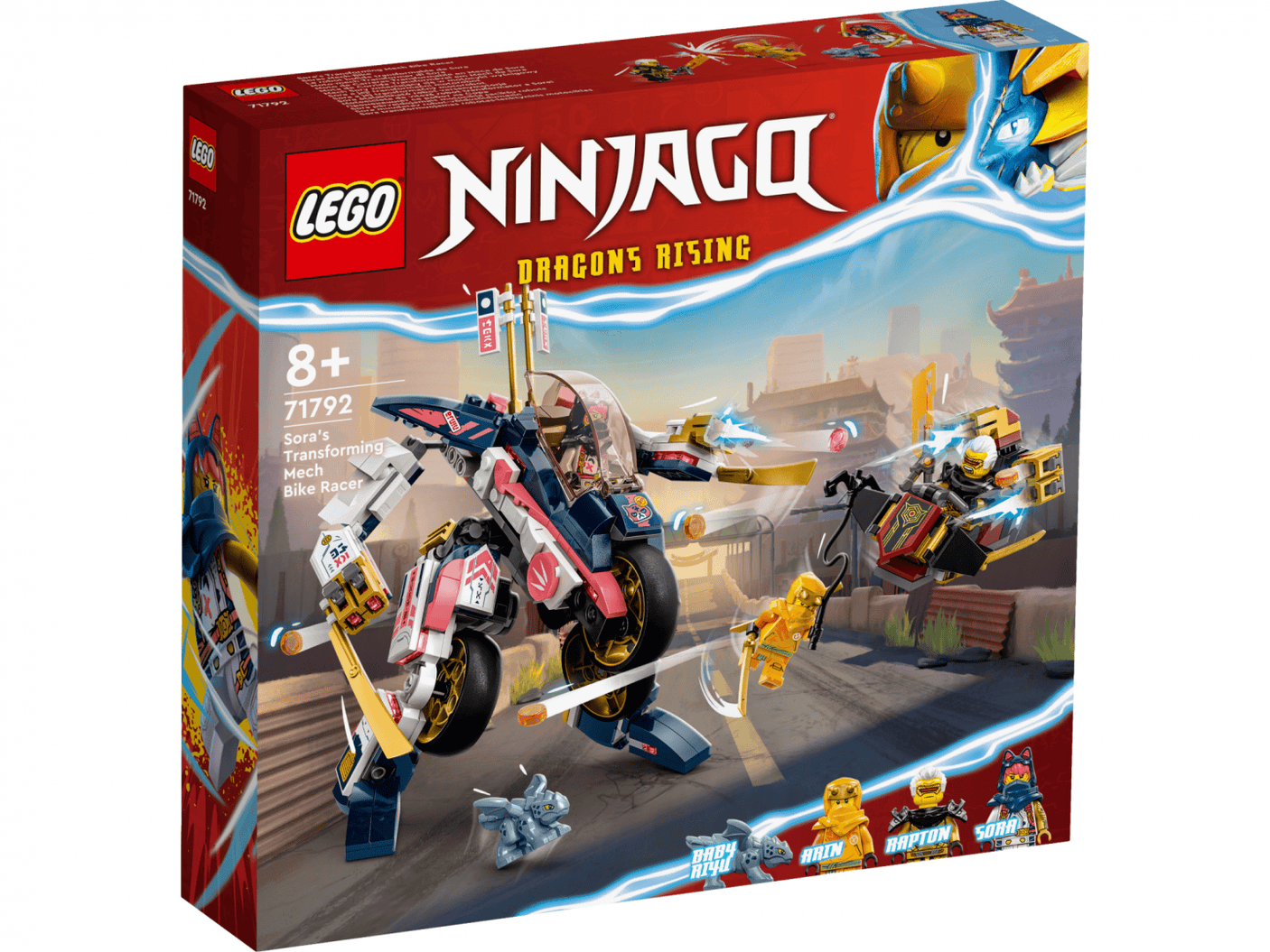Lego Jucării Set Constructie LEGO Ninjago 71792 | Motocicleta-robot A Sorei, 764 Piese, 8+