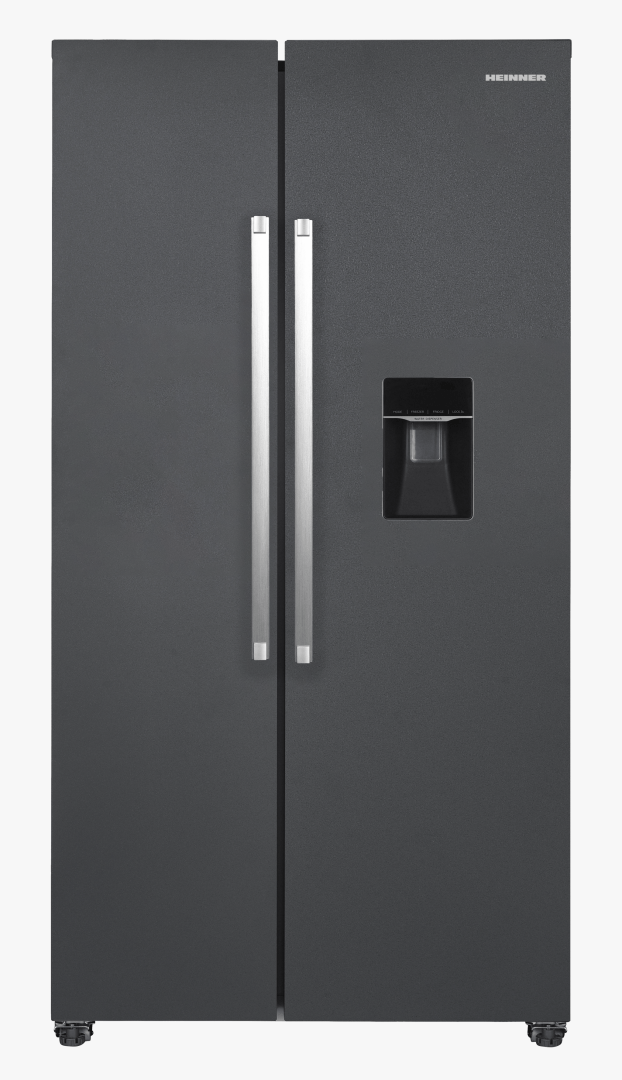 Heinner Side by side Side by Side Heinner HSBS-HM529NFINVDGWDE++ | 529L, No Frost, Inverter, Dozator Apa, 90x66x177cm