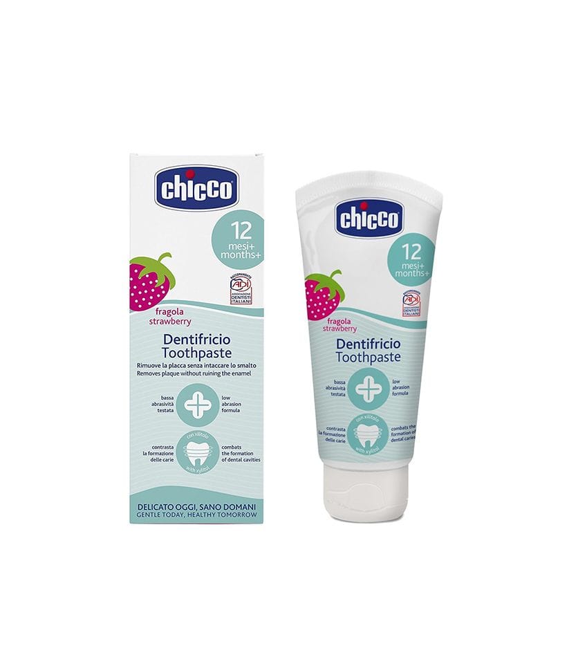 Chicco Îngrijire bebe Pasta de Dinti Chicco 02321-9 | Capsuni, 50ml, 1-5 Ani