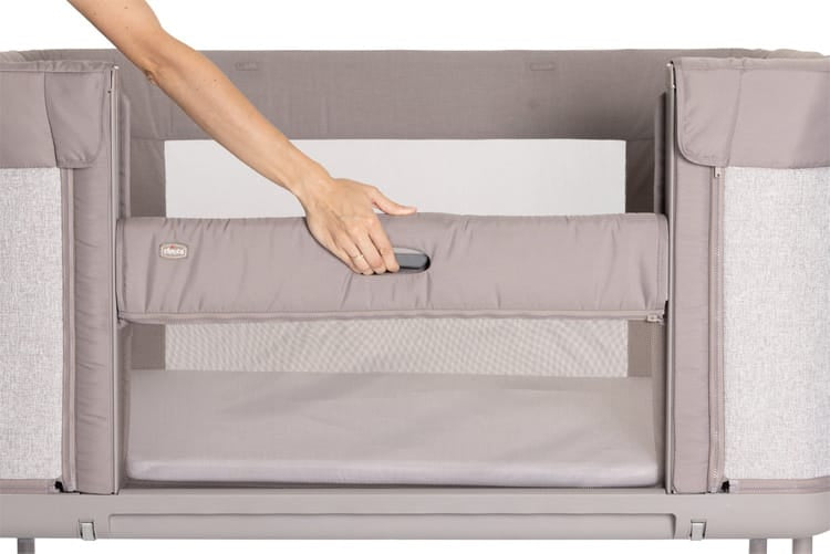 Chicco Puericultură Patut Atasabil Chicco Next 2 Me Forever 79650-8 | 3 in 1, Almond, 0 Luni+