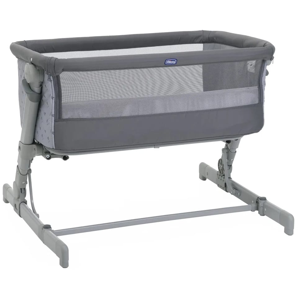 Chicco Puericultură Patut Atasabil Chicco Next 2 Me Go 8707554-8 | Dark Grey, 0 Luni+