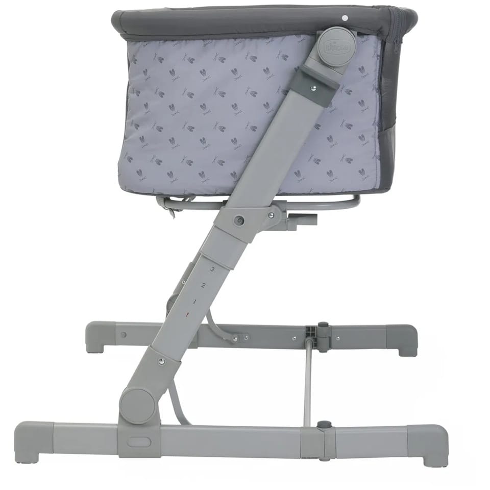 Chicco Puericultură Patut Atasabil Chicco Next 2 Me Go 8707554-8 | Dark Grey, 0 Luni+