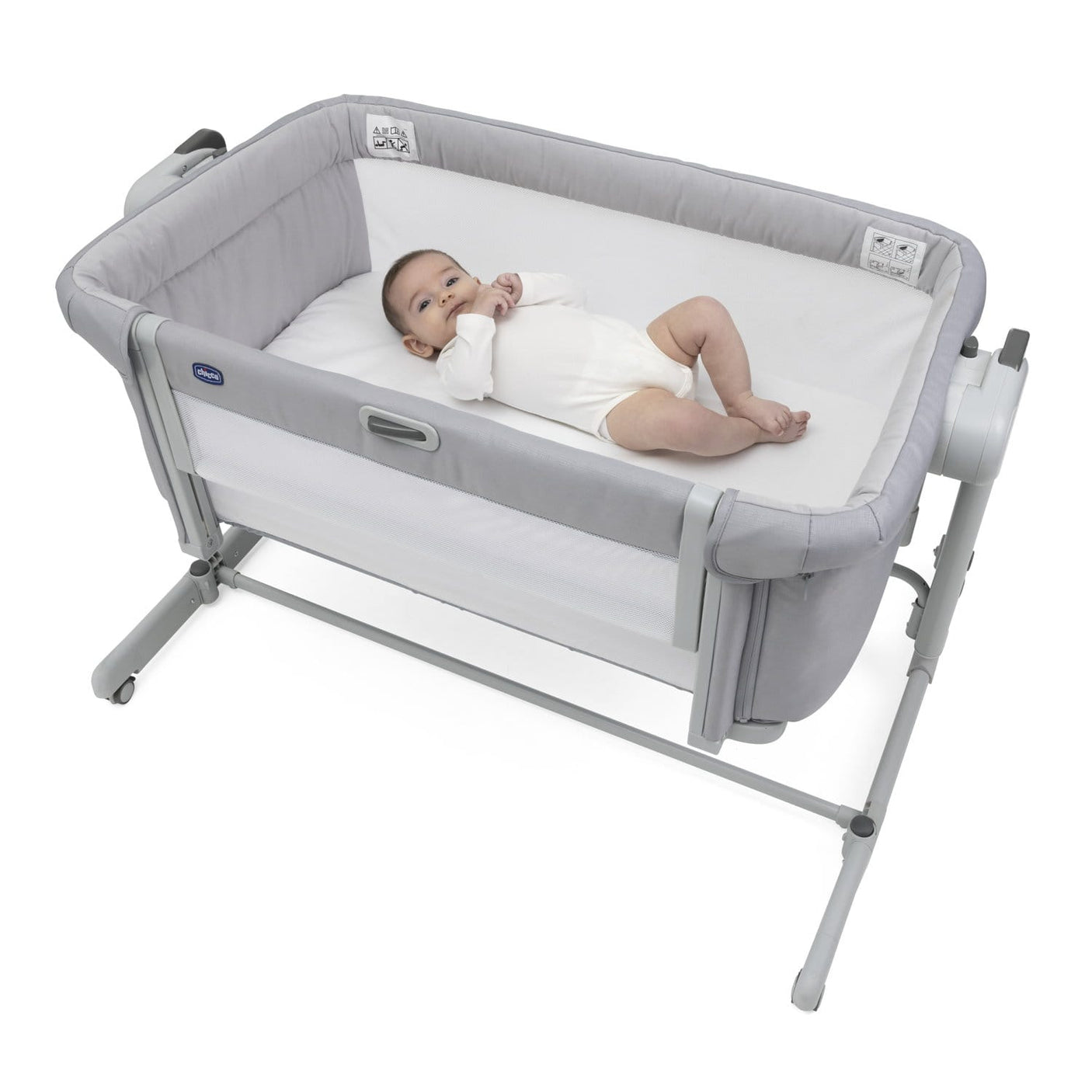 Chicco Puericultură Patut Atasabil Chicco Next 2 Me Magic Evo 87041-8 | Greymist, 0 Luni+