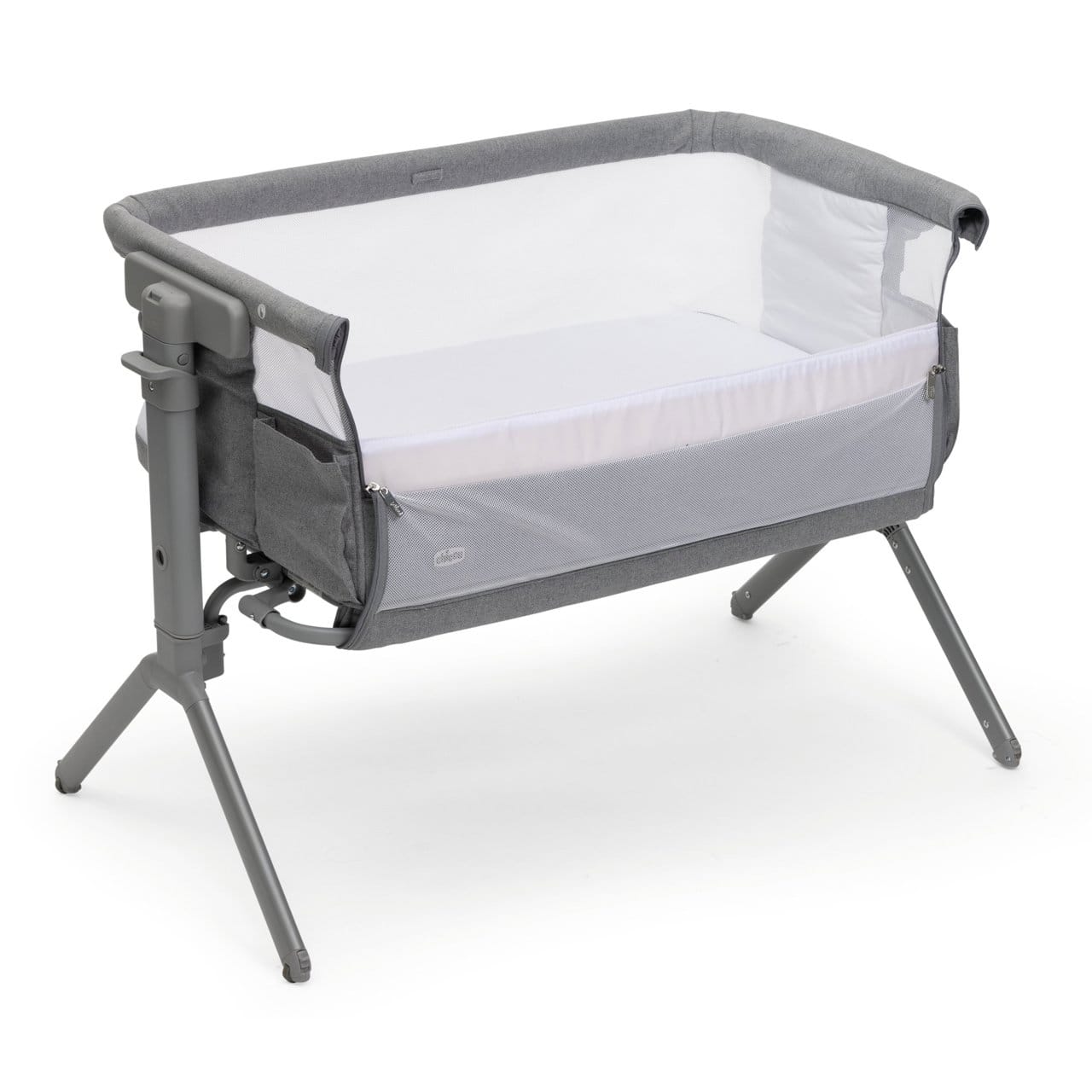 Chicco Puericultură Patut Co-sleeping Chicco Next2Me Armonia 8714205-8 | Steel, 0 Luni+