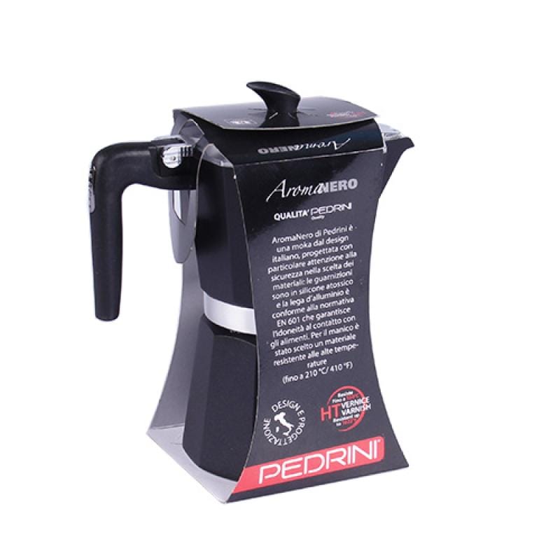 Pedrini Cafetiera Cafetiera Moka Pedrini 9114-8 | 6 Cesti, Aluminiu, Gri Inchis