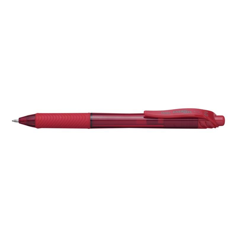 Pentel Roller cu cerneală gel Pentel EnerGel X BL110-BX, roșu, uscare rapidă, scriere fluentă