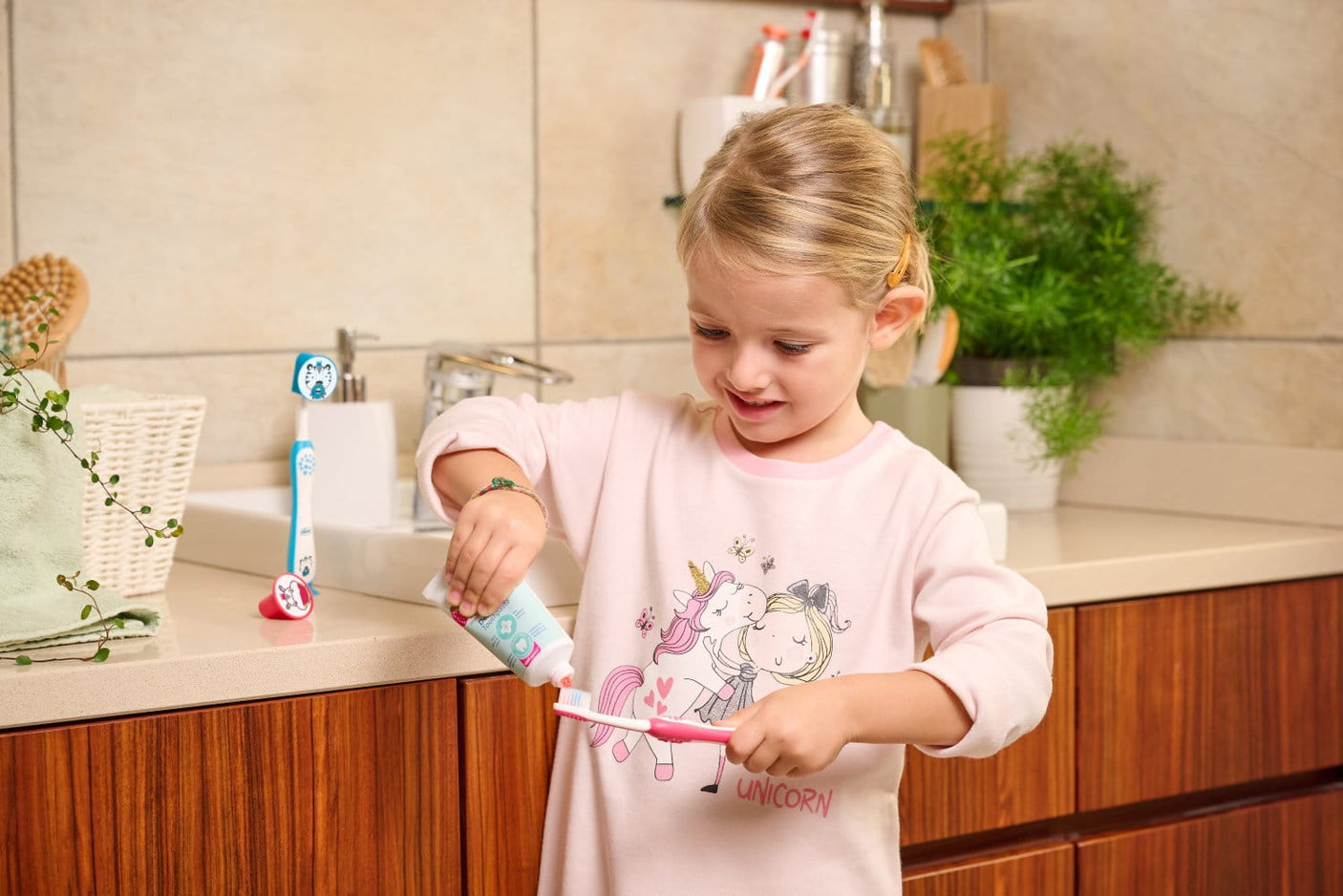 Chicco Îngrijire bebe Periuta de Dinti Chicco 1208300-7_HIPPO | Hippo Roz, 3-6 Ani