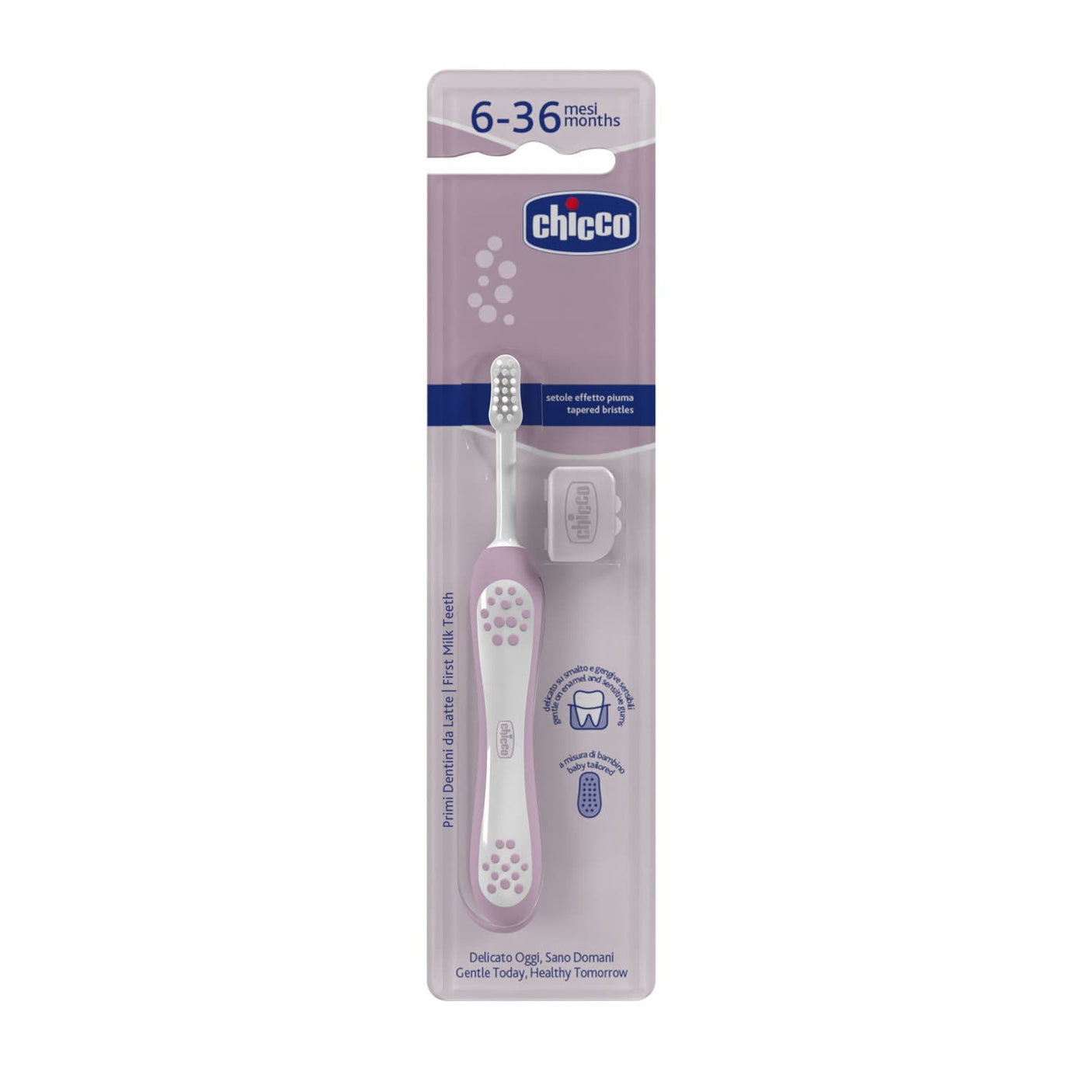Chicco Îngrijire bebe Periuta de Dinti Chicco 1208100-7_LILAC | 6-36 Luni, Lilac