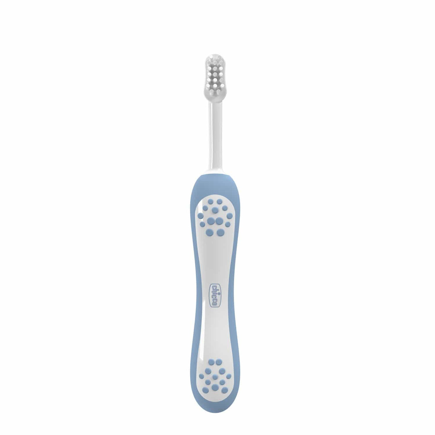 Chicco Îngrijire bebe Periuta de Dinti Copii Chicco 1208211-7 | Set 2 Bucati, Indigo + Mustar, 6-36 Luni