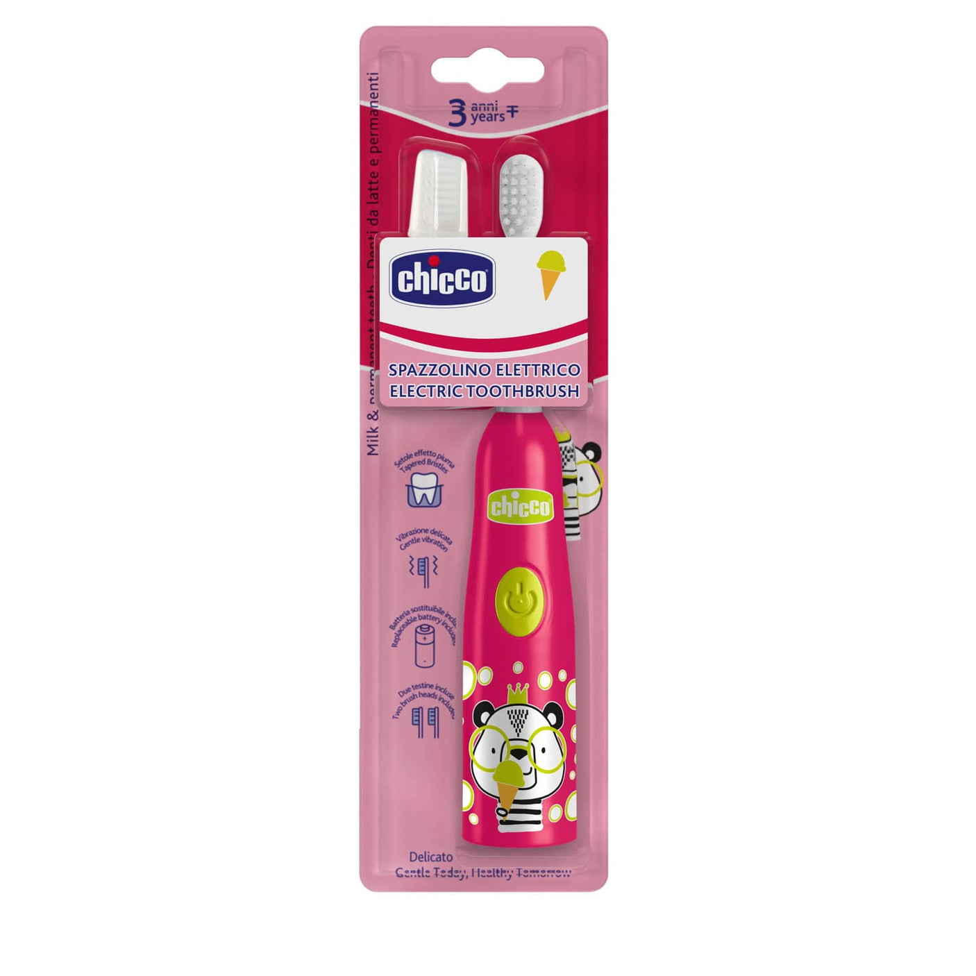 Chicco Îngrijire bebe Periuta de Dinti Electrica pentru Copii Chicco 1208500-7 | Panda, 3ani+