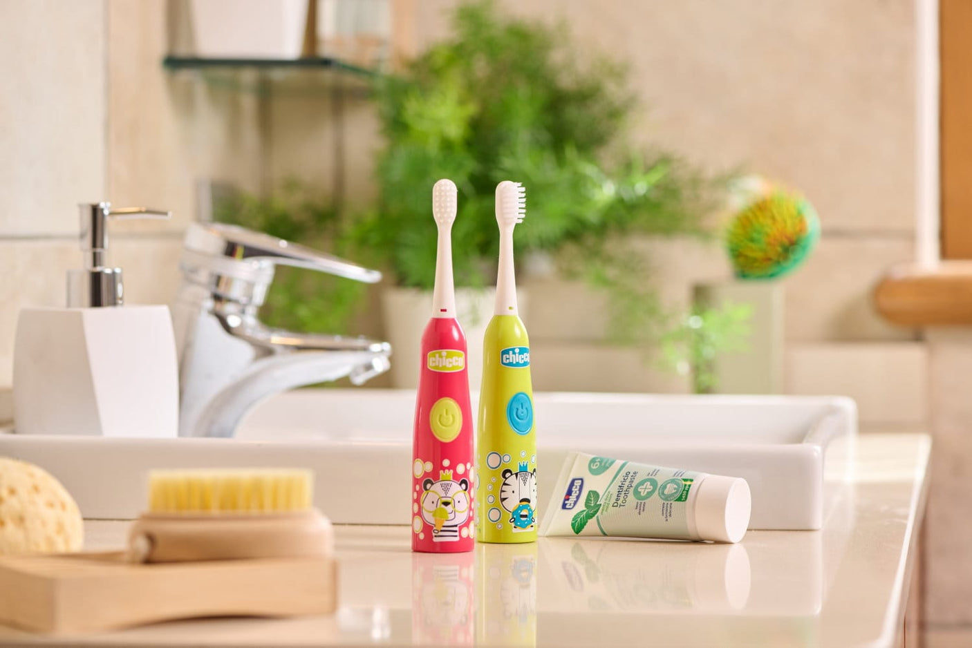 Chicco Îngrijire bebe Periuta de Dinti Electrica pentru Copii Chicco 1208500-7 | Panda, 3ani+