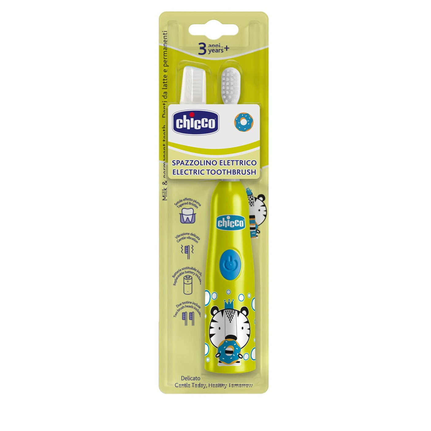 Chicco Îngrijire bebe Periuta de Dinti Electrica pentru Copii Chicco Tiger 1208511-7 | 3 Ani+