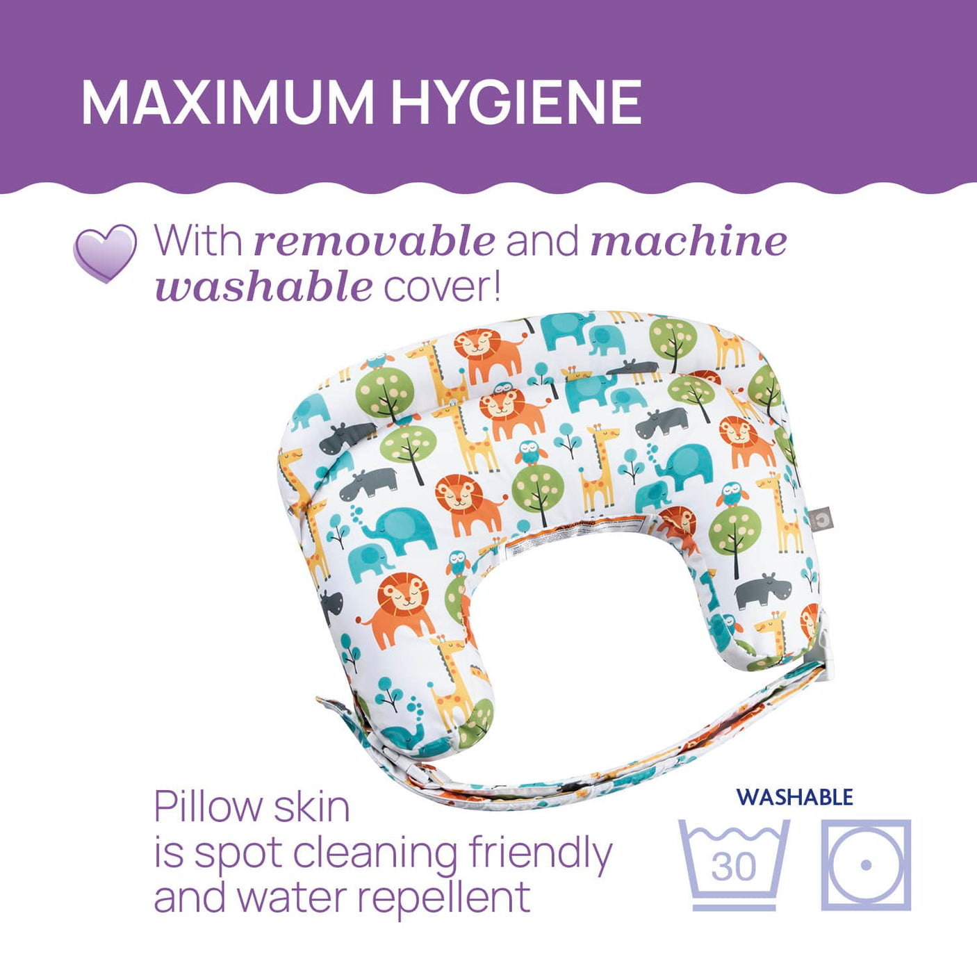 Chicco Îngrijire bebe Perna Alaptare Chicco Boppy Deluxe 7991286-8 | Deluxe Fish Fun, 0 Luni+