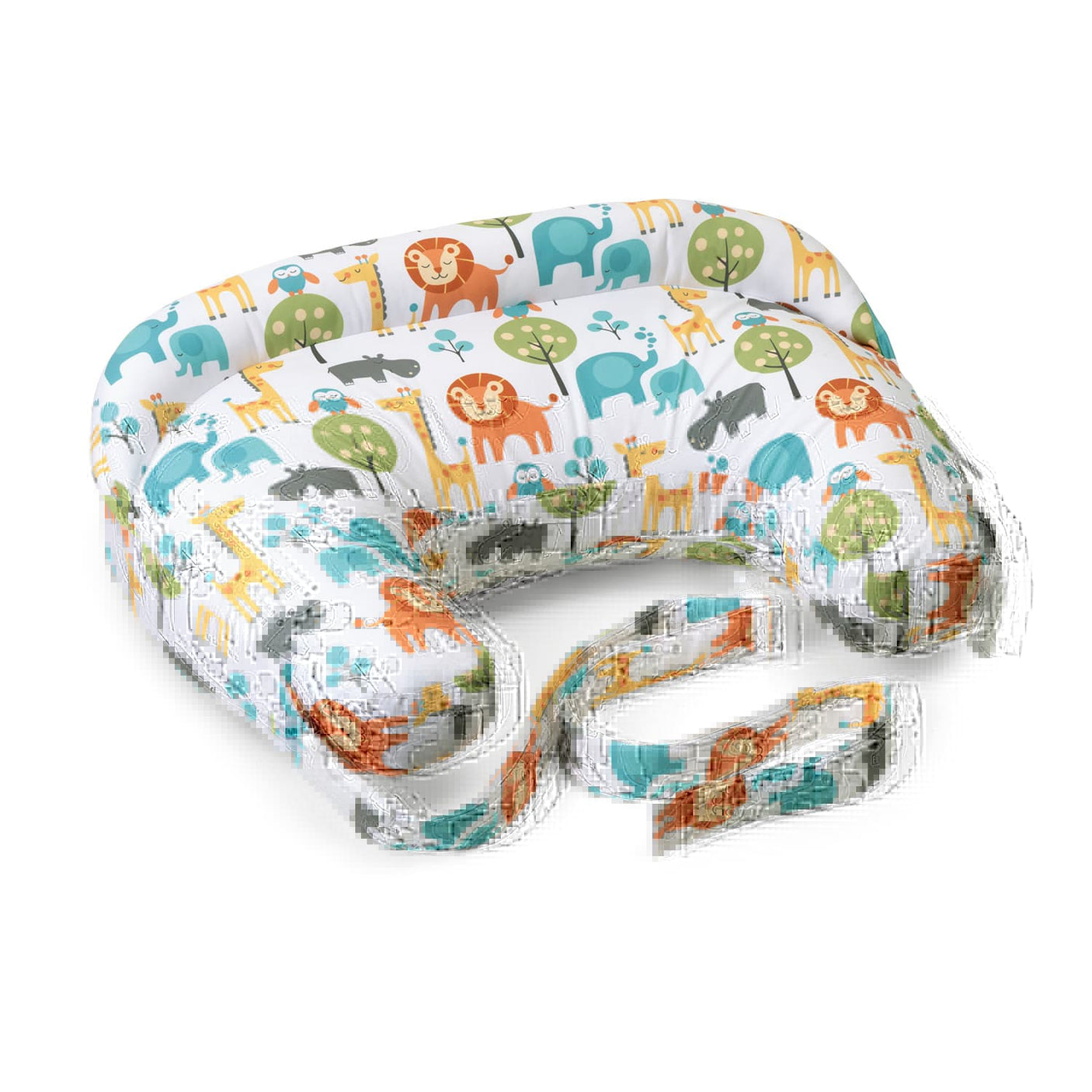 Chicco Îngrijire bebe Perna Alaptare Chicco Boppy Deluxe 7991243-8 | Peaceful Jungle, 0 Luni+