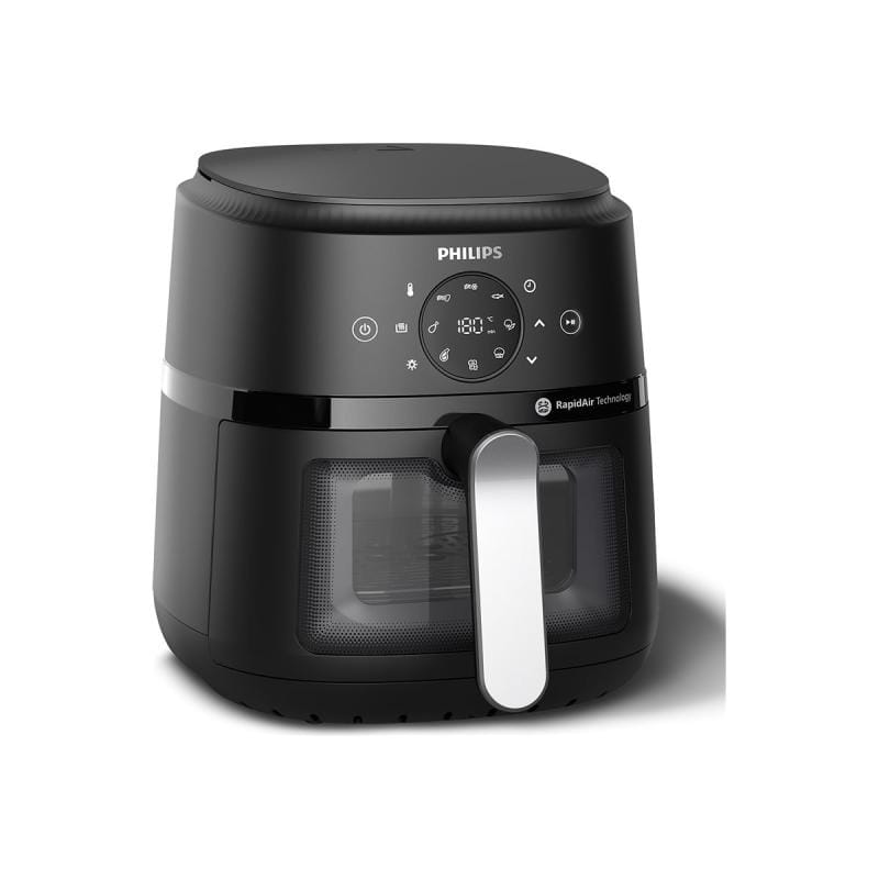 Philips Friteuză cu aer cald Philips Airfryer NA221/00, 4,2 L, 1500 W, Negru