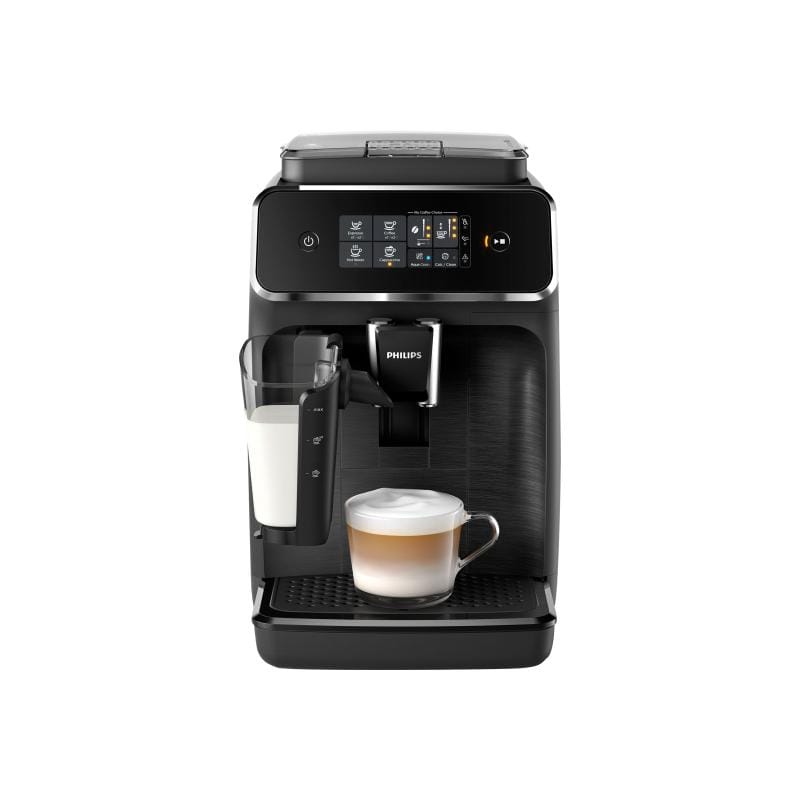 Philips Espressor automat Philips EP2230/10 LatteGo, negru, sistem spumare lapte, specialități cafea, ușor de curățat