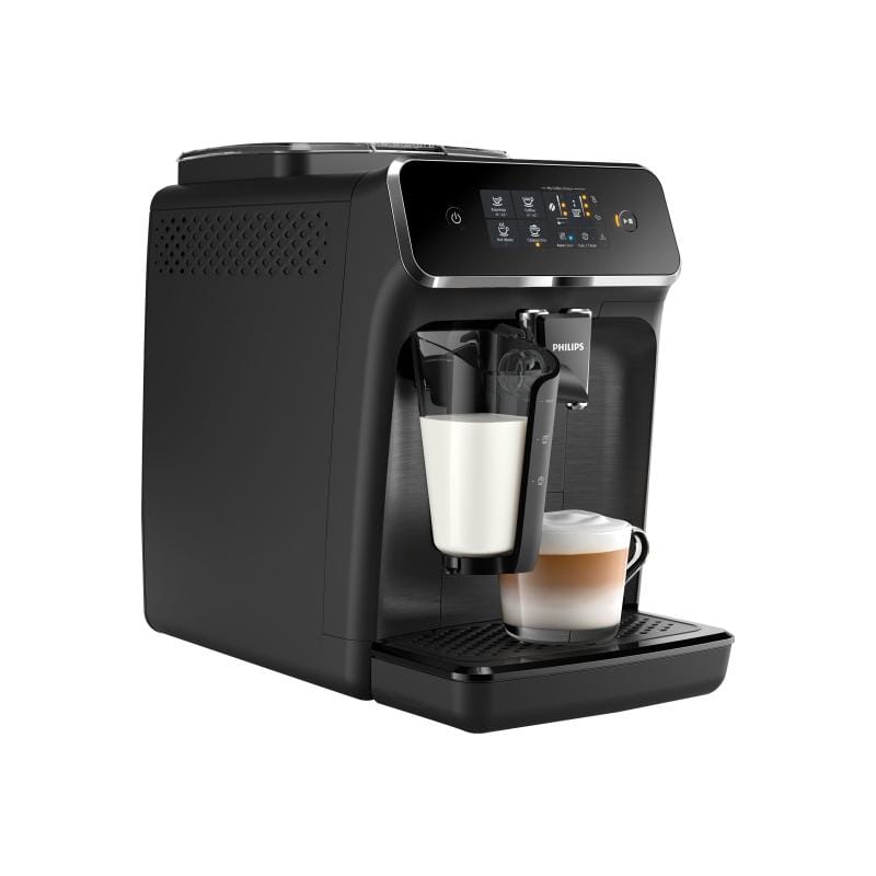 Philips Espressor automat Philips EP2230/10 LatteGo, negru, sistem spumare lapte, specialități cafea, ușor de curățat