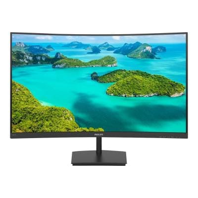 Philips Monitor LED Philips E Line 241E1SC/00 23,6” Full HD, design modern pentru birou și acasă