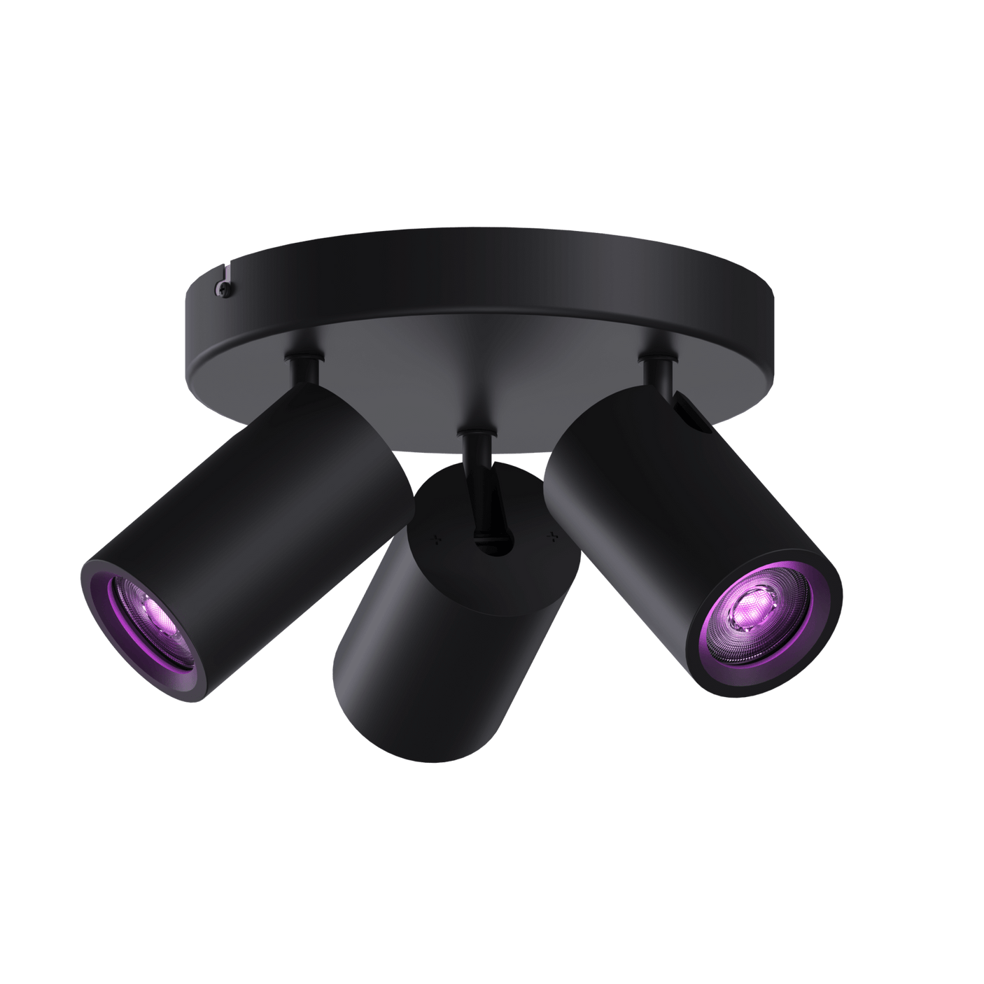 Calex Plafoniera LED Plafoniera LED Calex 5301001600 | Smart, 3x GU10, 345lm, Alexa, Negru