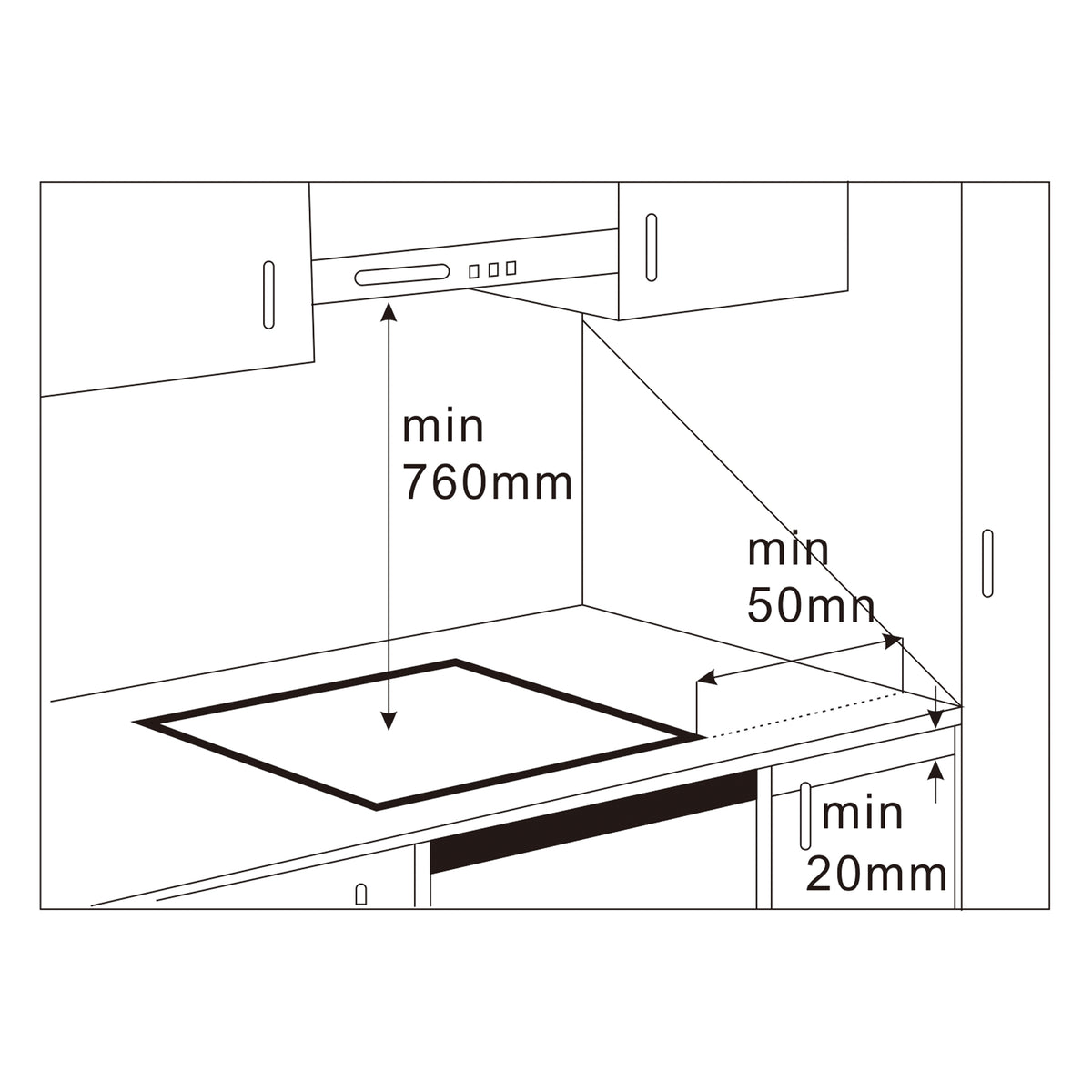 Plita Vitroceramica Samus PSVE-43BG2 | 4 zone, incorporabila, 45x51x6.3cm
