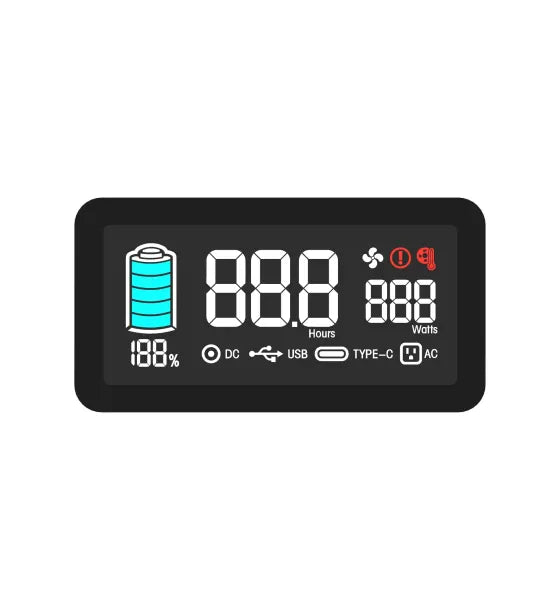 Powerness Acumulator extern Power Station Powerness U500 515Wh 3 USB-A 1 USB-C 1 x AC Negru