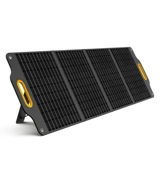 Powerness Panou Solar Powerness SolarX S40 40W pliabil portabil cu iesiri DC USB-A USB-C si cu Ecran LCD pentru monitorizare inchidere magnetica in 4 maxim 18v
