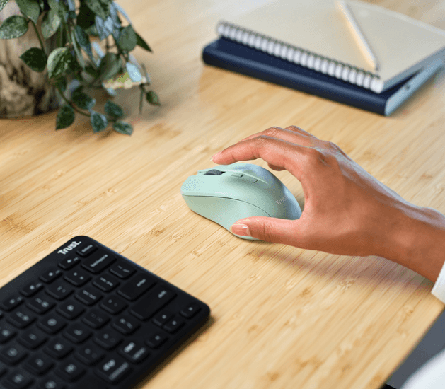 TRUST Mydo Silent Wireless Mouse ECO - green