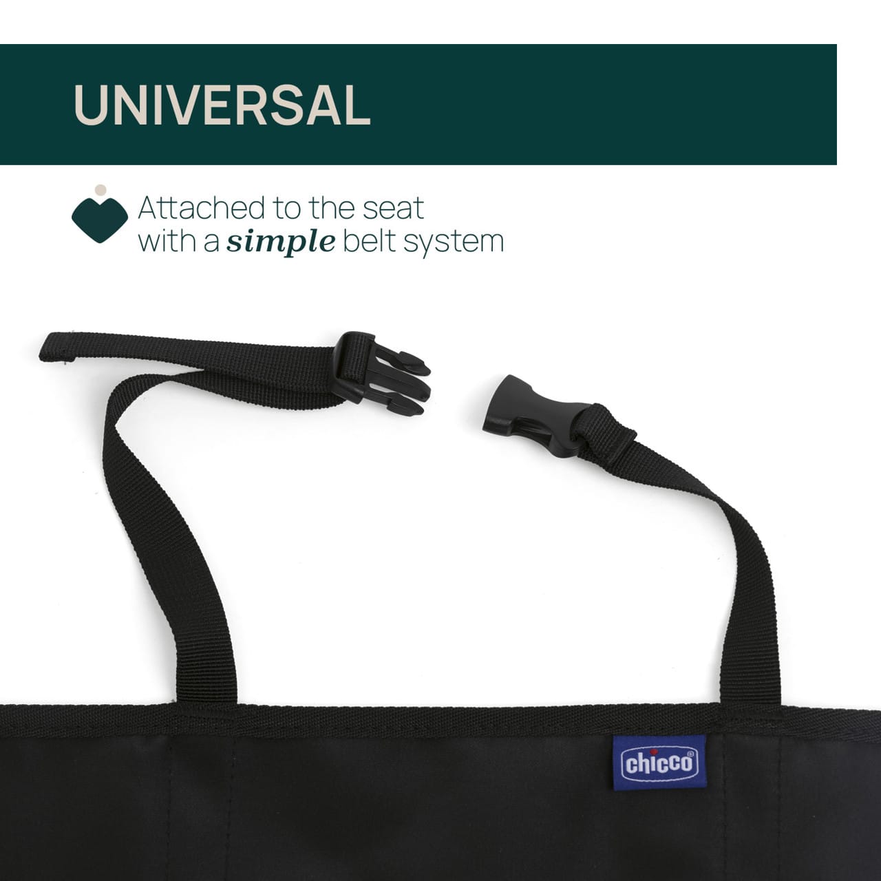 Chicco Puericultură Protectie Bancheta Auto Chicco 8708295-8 | Negru, 0 Luni+