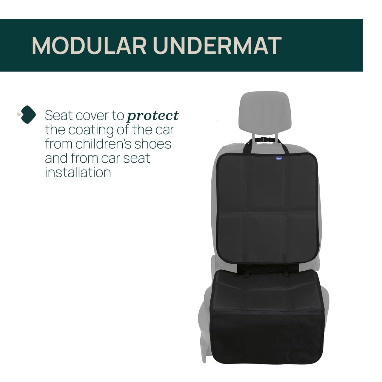 Chicco Puericultură Protectie Bancheta Auto Chicco 8708295-8 | Negru, 0 Luni+