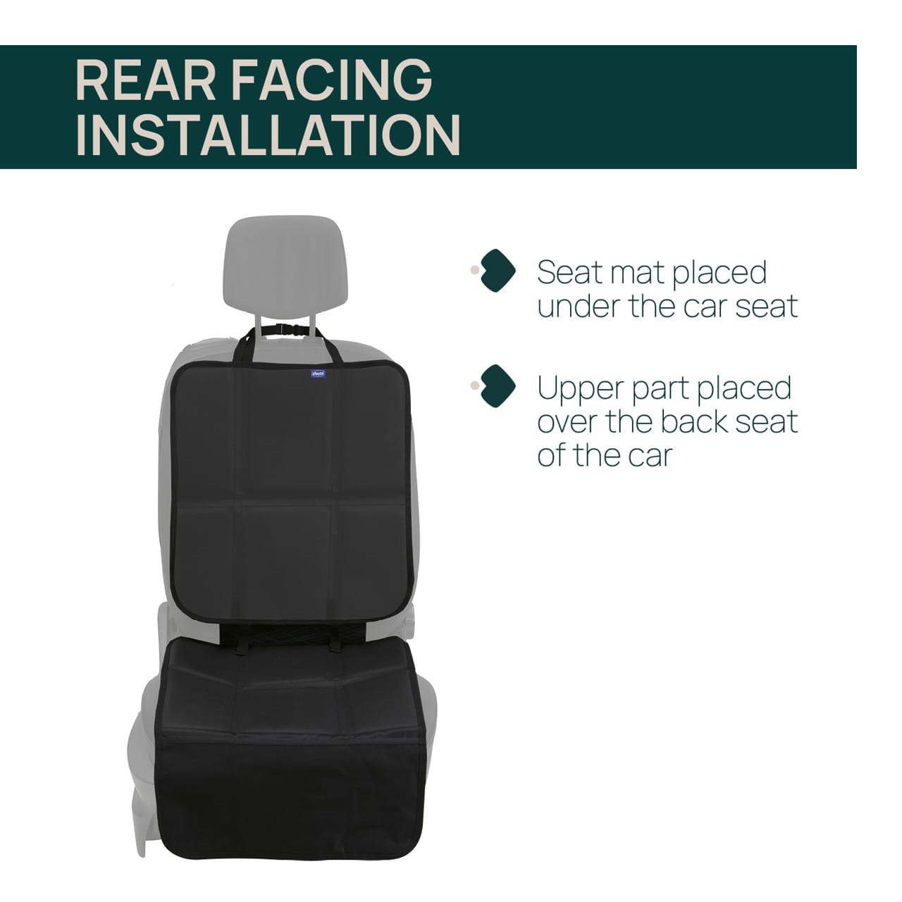 Chicco Puericultură Protectie Bancheta Auto Chicco 8708295-8 | Negru, 0 Luni+