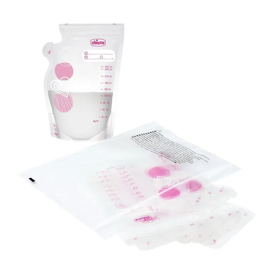 Chicco Alimentație bebe Pungi Stocare Lapte Matern Chicco 0225730-7 | 30buc, 0luni+